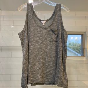 Lightweight sweater tank
